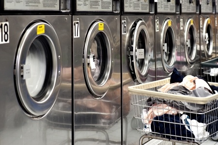 commercial laundry washers