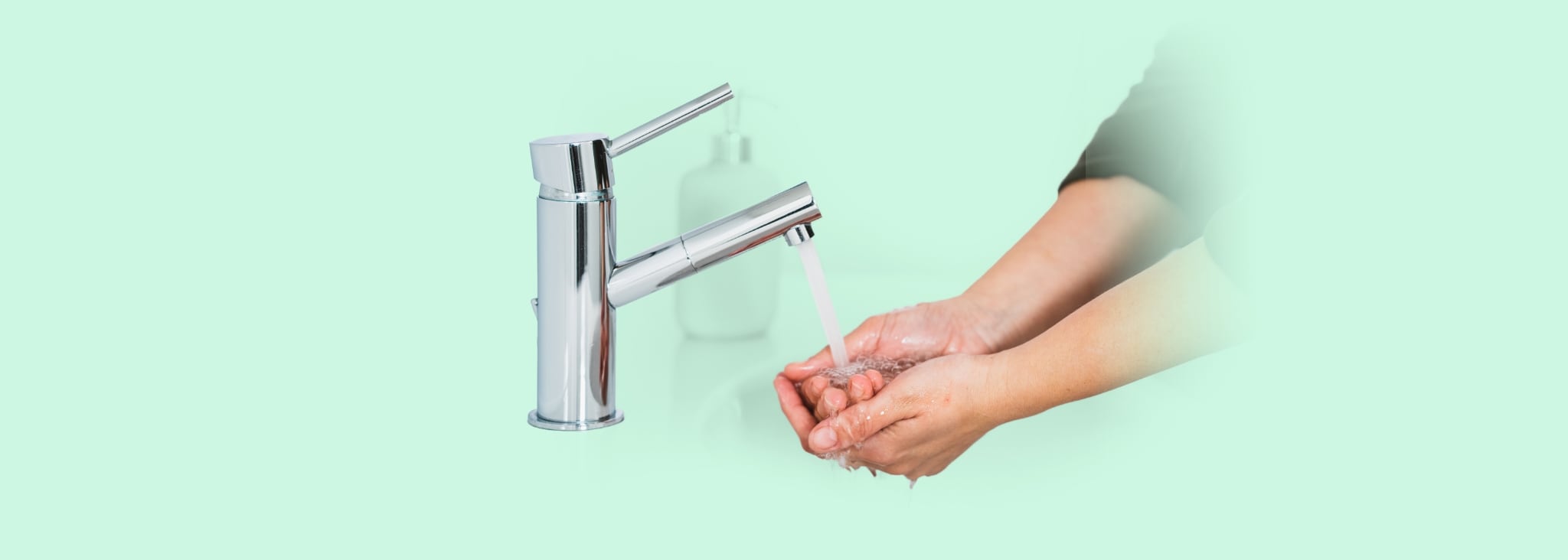 Faucet extension compact