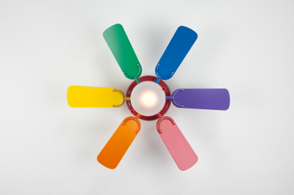 Colorful Ceiling Fan
